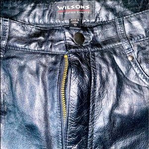 WOMENS VINTAGE WILSONS LEATHER PANTS GREAT COND ❤️